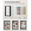 A4 Collage Picture Frame - Wood - Black - Includes 6 Mats and Shadow Box with Push Pins 3