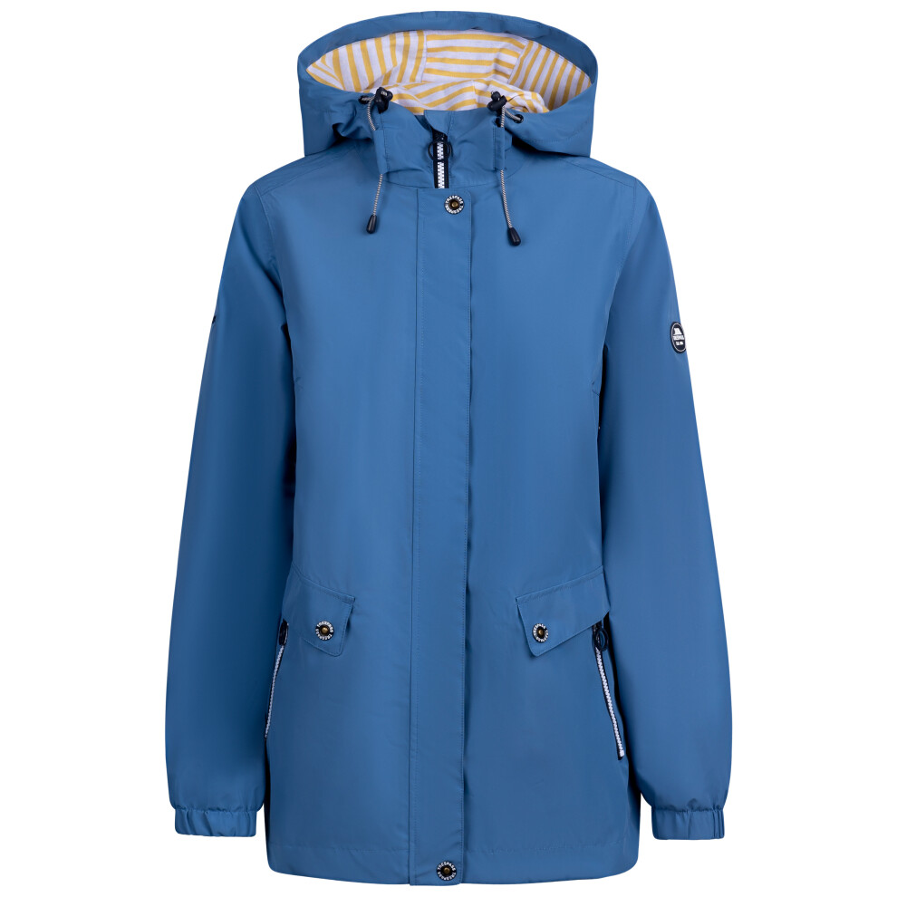 Trespass (S, Coastal Blue) Womens Waterproof Jacket - Flourish C