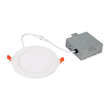 LED-Inbouwspot 6500K Daglicht Ultradunne Inbouwspot Zonder Behuizing met Aansluitdoos, voor Keuken, Woonkamer, Gang, Kantoor