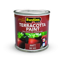 Rustins Quick Dry Small Job Matt Paint Terracotta 250ml