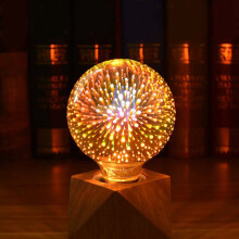 4X LED 3D Firework Effect LED Bulb LED Light Bulb Decoration Lamp 85-265V E27 Holiday Lights,A60