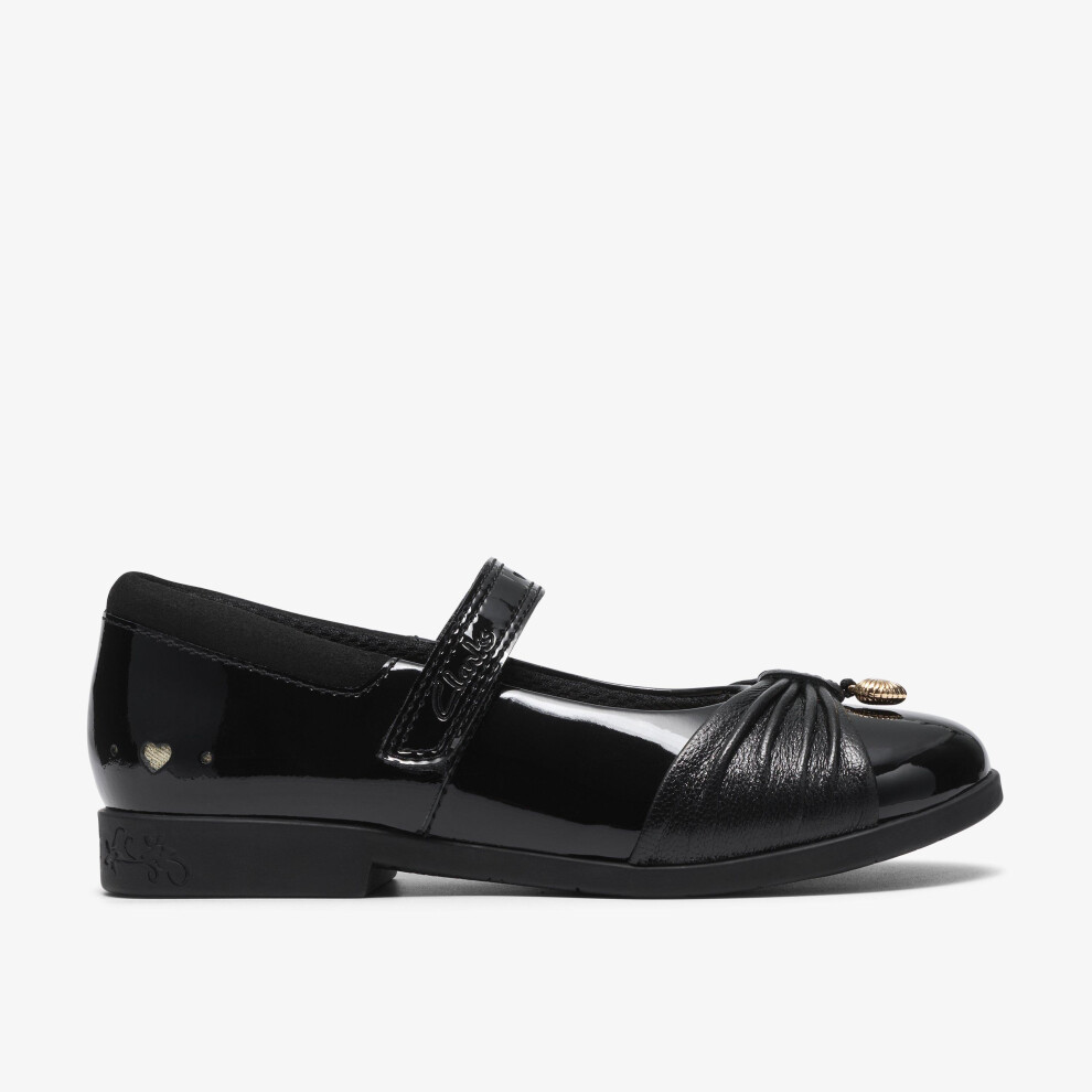 Clarks Lock Gem K. Black Pat