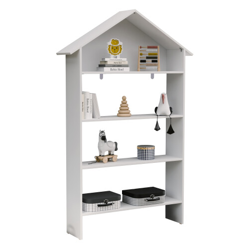 (Matt, Wood) Children's Shelf Bookcase Shelf Malusa