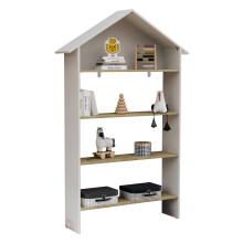(Matt, Wood) Children's Shelf Bookcase Shelf Malusa