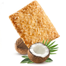Biscotti ai Cereali al Cocco – Autentico Gusto di Cocco 11% con Farina Integrale di Farro e Fiocchi d'Avena – Per Colazione e Mere