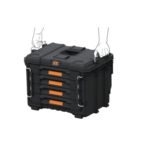 Keter ROC Pro Gear 2.0 - 4 Drawers 2