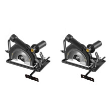 2X Hand Angle Grinder Converter to Cutter Base Bracket 0-40mm Depth Slotting Stand Tools for 100-125MM Angle Grinder