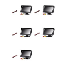 5X Rückfahrkamera, Weites 4,3-Zoll-TFT-LCD-Display oder Monitor, Wasserdichte Nachtsicht, Rückfahrunterstützung, Monitor