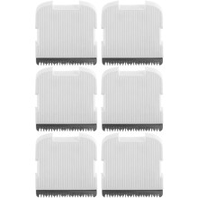 6X Vervangend Tondeuseblad voor ENCHEN Boost Nanokeramische Snijkop Wit
