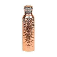 Botella de cobre (950 ml), Botella de agua de cobre martillado, Isha Life