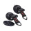 Set di 4 ventose resistenti con ganci, ideali per auto e campeggio. 1