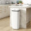50L Stainless Steel Sensor Bin - White 4