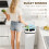50L Stainless Steel Sensor Bin - White 6