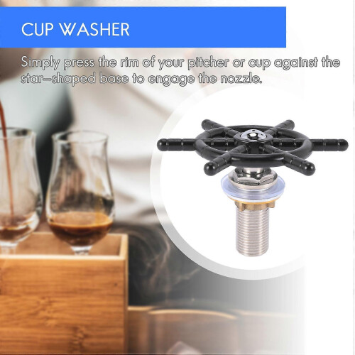 Sciacquatore per caraffe di birra/bicchieri da bar, sciacquatore per caraffe di birra/caffè B 1