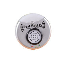 Pest Reject Pro Repulse Power - Repelente de plagas - Ultrasonidos y electromagnetismo - Color gris - C