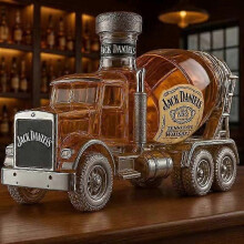 Bouteille de whisky neuve de 30 cl, carafe en verre fantaisie, mélangeur à ciment, décoration de bar créative pour la maison, cade