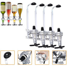 Distributeur d'alcool mural 4 bouteilles - Coffret majordome de bar haut de gamme avec doses de 30 ml