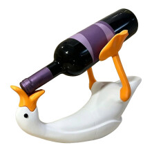 Porte-bouteilles en forme de canard, porte-bouteilles amusant pour la table à manger