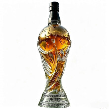 Carafe à whisky en verre de qualité supérieure en forme de ballon de football avec bouchon - Accessoire idéal pour les fans de foo