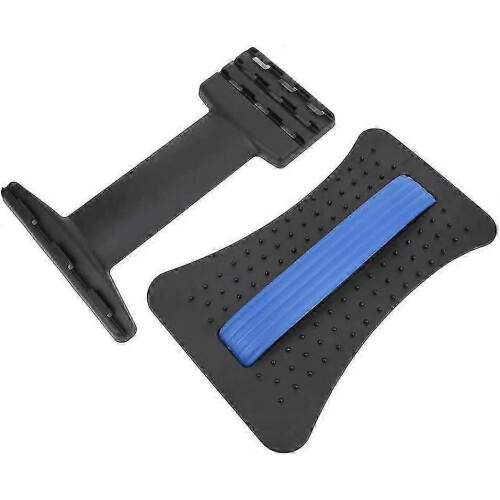 Spinal Lumbar Support Lumbar Disc Herniation Back Massage Stretching Massager-Blue