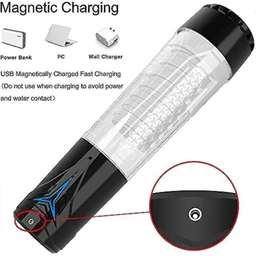 Automatic Electric Massage Device For Men With 10 Vibration Modes Silicone Material ztqm 2