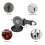 Set di 4 ventose resistenti con ganci, ideali per auto e campeggio. 4