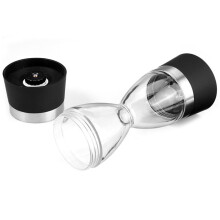 2 in 1 Manual Pepper Grinder Peppercorn Salt Mill with Adjustable Coarseness Sea Dual- Dual-Use Grinder