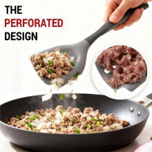 Mincing Spatula Meat Chopper, Hamburger Grinder,Smasher for Ground Beef, Potato Mix Tool, Meat & Poultry Tenderizers