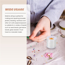 1mm Clear Bead Cord Crystal Elastic Stretchy Bracelet String for Jewelry Making Necklace Bracelet Beading Thread 1.0mm
