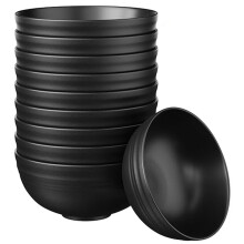 10 PCS Unbreakable Wheat Straw Bowls, Microwave & Dishwasher Safe, Easy-Grip Cereal Soup Dessert Bowls for Daily Use