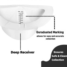 10Pcs Urine Collection Hat for Toilet-Female Urinal Stool Sample Collection, Toilet Hats,Urine Collector 32oz/1000cc