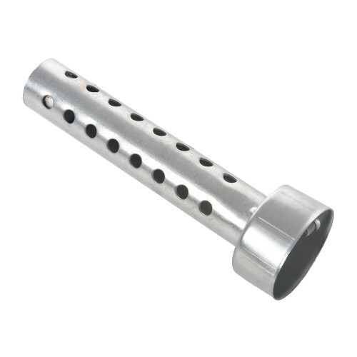 2X Silver Motorcycle Exhaust Can Muffler Insert Baffle DB Killer Silencer 45mm x 140mm
