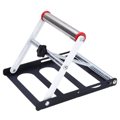 Adjustable Cutting Machine Support Frame with Foldable Miter Table Portable Woodworking Tool