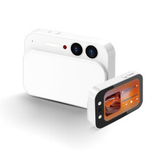 DC107 Slider Touch Screen 4K Camera 2.8-Inch CCD High-Definition Digital Camera for Music 64MP with Beauty Filter White