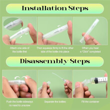 Bottle 5ml, Small Travel Perfume Bottle Refillable with 10 Tools, for Travel Essential Oil Perfumes C