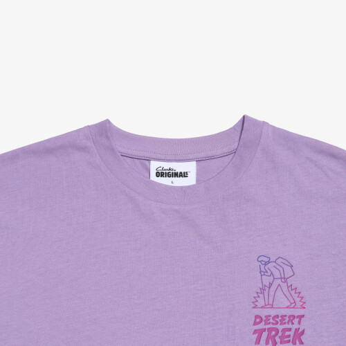 Clarks Originals Trek Tshirt Lilac 2