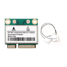 Tarjeta de Red WiFi 6 RTL8852BE con Antenas Internas. Adaptador AX1800 BT 5.2 PCI-e de Doble Banda de 2,4 G/5 GHz para Windows 10/11.