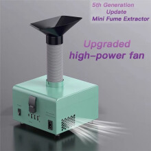 150w Soldering Smoke Absorber ESD Fume Extractor LED Light Activated Carbon Filter Sponge Solder Smoking Instrument US