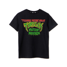 (5-6 Years) Teenage Mutant Ninja Turtles Short Sleeved T-Shirt (Boys Black)