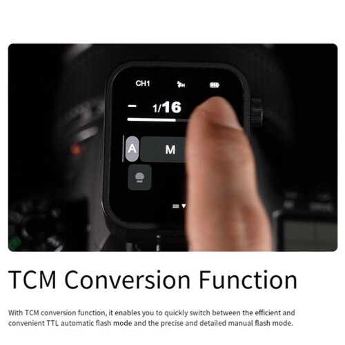 X3 TTL HSS 2.4G Wireless Flash Trigger OLED Touch Screen Transmitter Quick Charge for