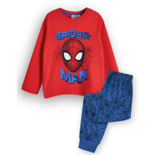 (3-4 Years) Marvel Spiderman Long Sleeve Long Leg Pyjama Set (Boys Blue)