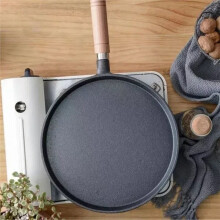 Gjutjärnsstekpanna Obelagd Non-Stick Äggpannkaksmaskin Pinne Stekgryta Induktionsspis Köksredskap