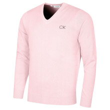 (XXL, Pink) Calvin Klein Mens 2026 Durable Comfort V-Neck Tour Golf Sweater
