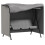 152 x 177cm Three-Seater Swing Chair Protective Cover Light Grey 1
