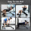 400kg Weight Bench - 6-Position Adjustable Foldable Bench with Resistance Bands, Black 4