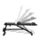 400kg Weight Bench - 6-Position Adjustable Foldable Bench with Resistance Bands, Black 6
