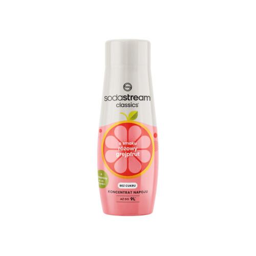 SodaStream Syrup SodaStream Classics Pink Grapefruit Zero (for SodaStream sparkling water makers), 440 ml