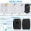 2X Key Box Wall Mounted Large Key Box Secure Waterproof Outdoor Key Box with 12 Code Rustproof Heavy Duty Key 5