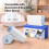 Skylos Cat Litter Bags Auto Scoop Bin Liners Heavy Duty Drawstring 40 Pack Blue 3