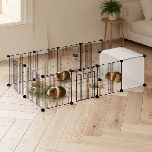 Skylos Pet Pen 14 Panel Puppy Rabbit Kitten